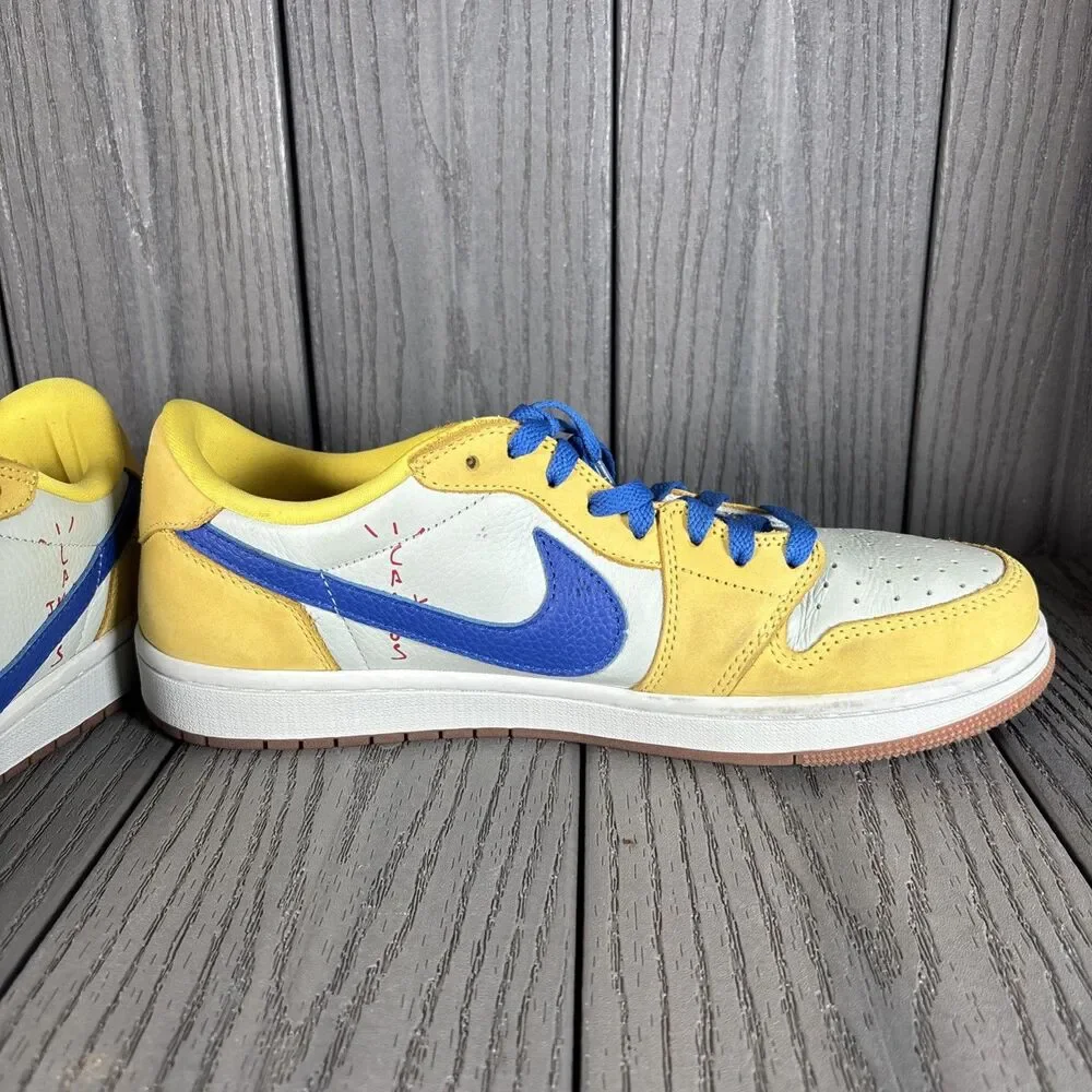 Mens 11 - Travis Scott x Air Jordan 1 dz4137-700 Retro OG SP Low Canary (W 12.5)